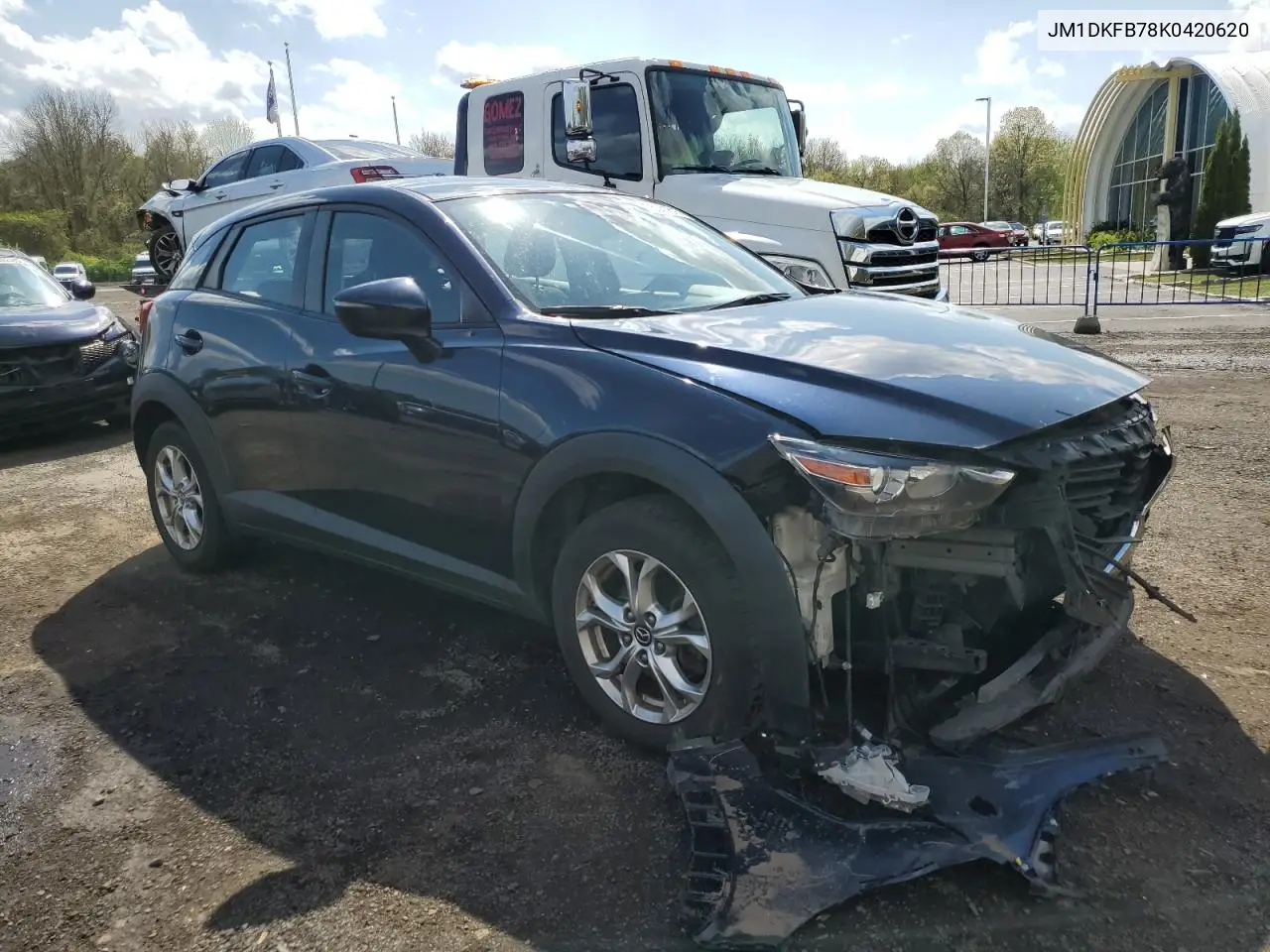 2019 Mazda Cx-3 Sport VIN: JM1DKFB78K0420620 Lot: 55561615