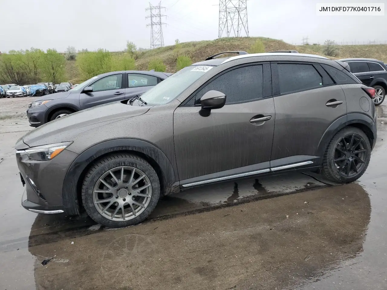2019 Mazda Cx-3 Grand Touring VIN: JM1DKFD77K0401716 Lot: 55912645