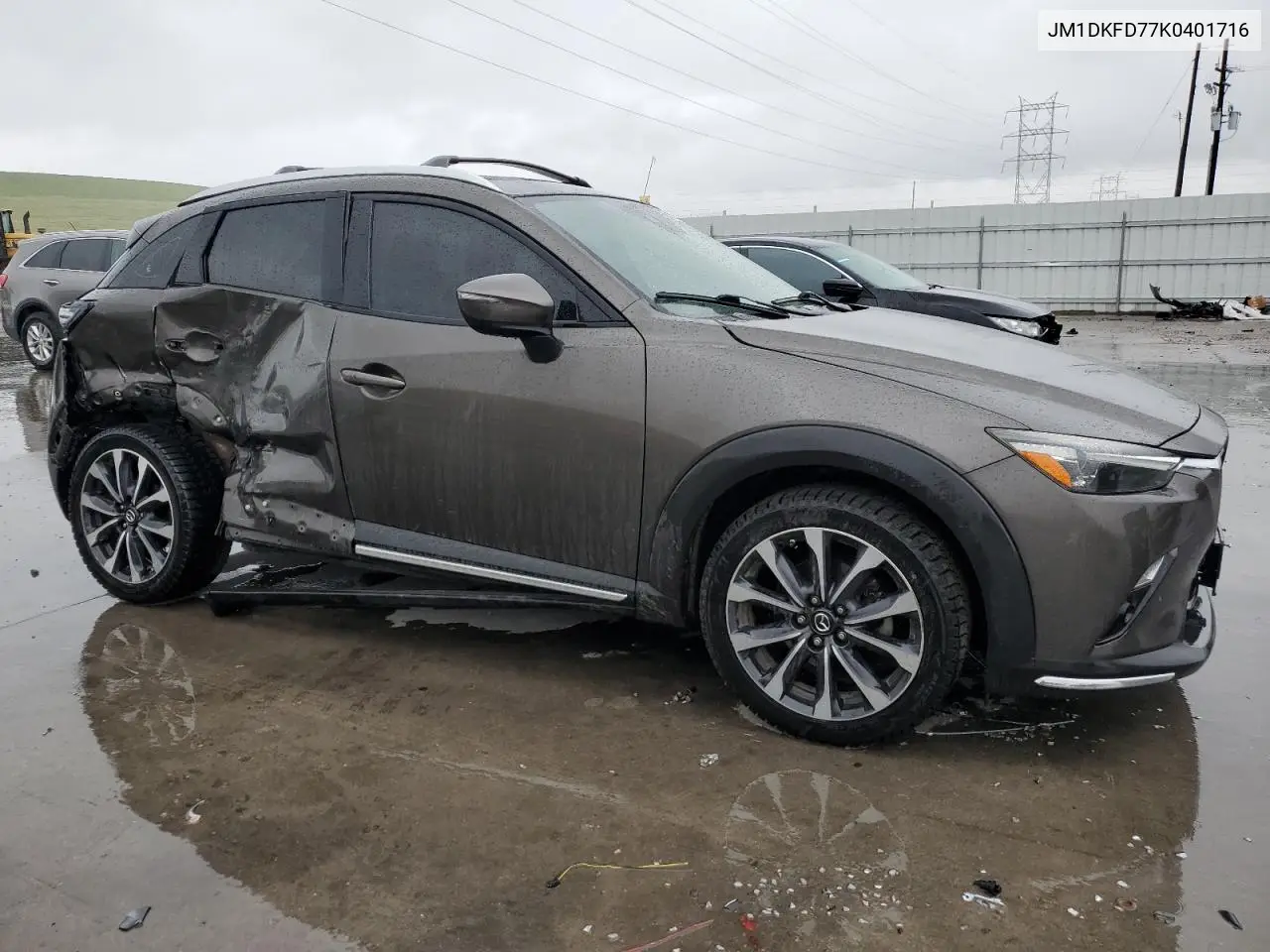 2019 Mazda Cx-3 Grand Touring VIN: JM1DKFD77K0401716 Lot: 55912645