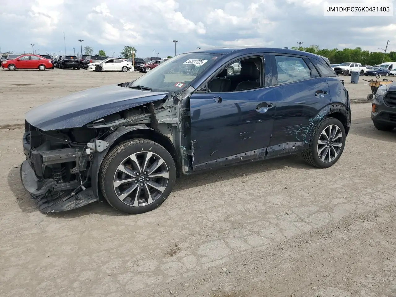 2019 Mazda Cx-3 Touring VIN: JM1DKFC76K0431405 Lot: 56321725