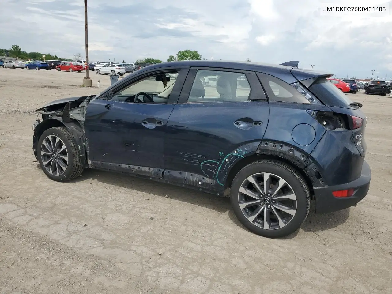 2019 Mazda Cx-3 Touring VIN: JM1DKFC76K0431405 Lot: 56321725