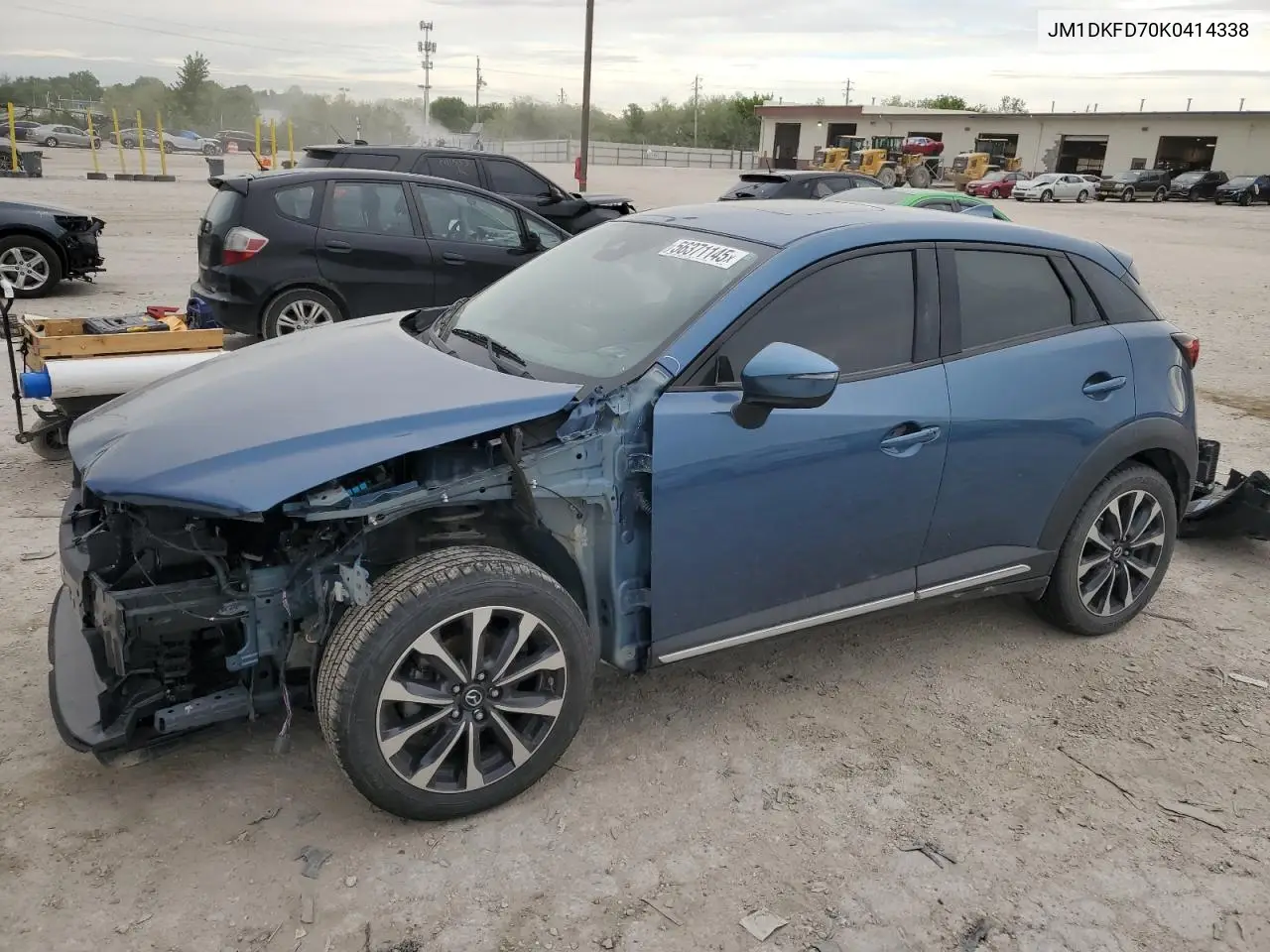 2019 Mazda Cx-3 Grand Touring VIN: JM1DKFD70K0414338 Lot: 56371145