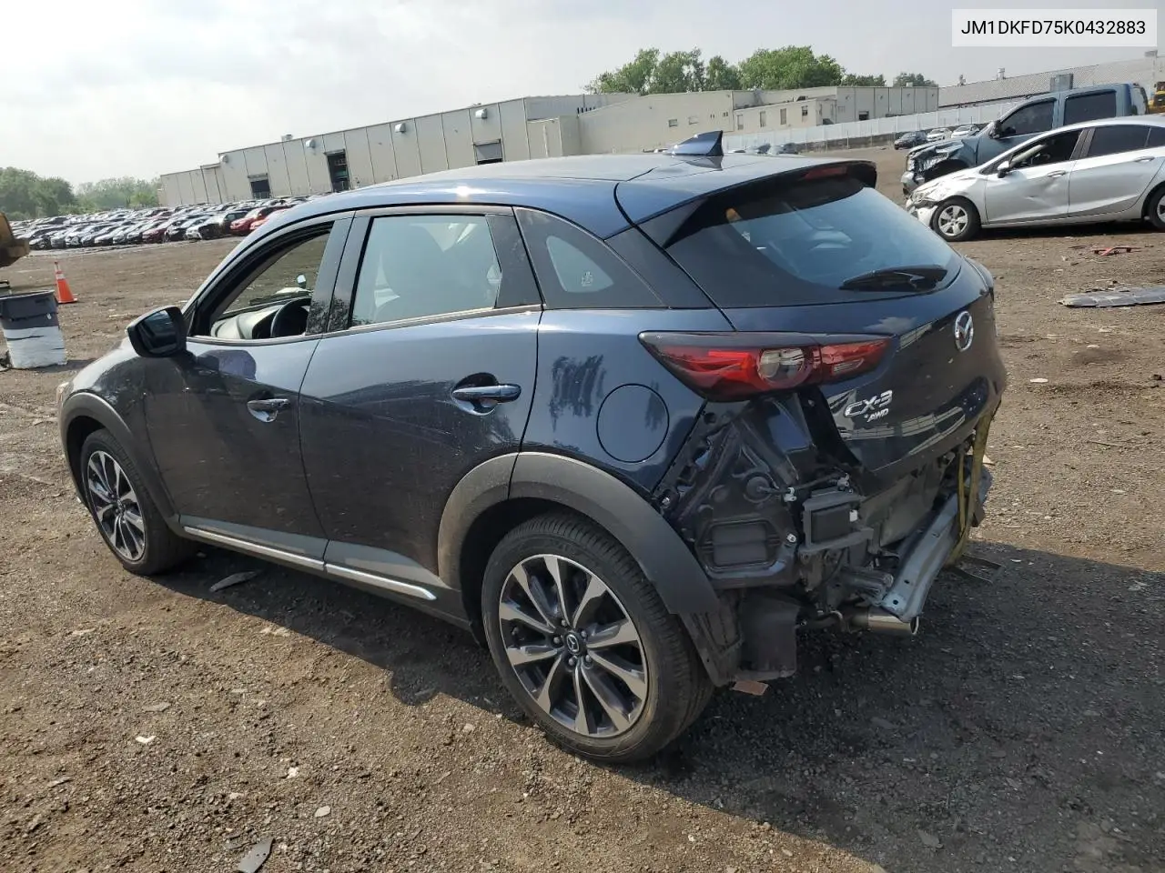 2019 Mazda Cx-3 Grand Touring VIN: JM1DKFD75K0432883 Lot: 59920295