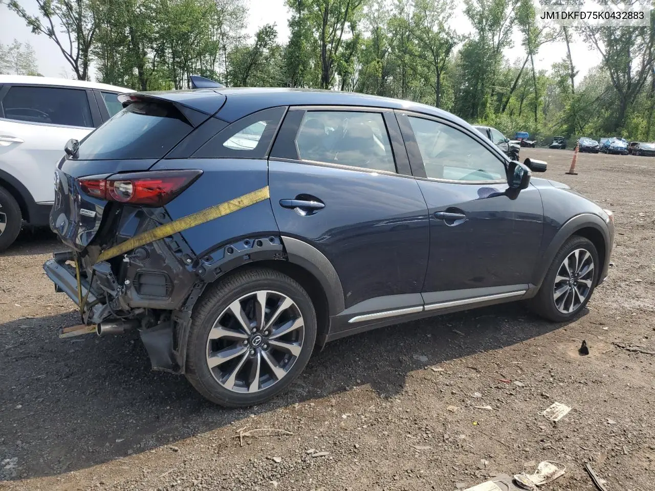 2019 Mazda Cx-3 Grand Touring VIN: JM1DKFD75K0432883 Lot: 59920295
