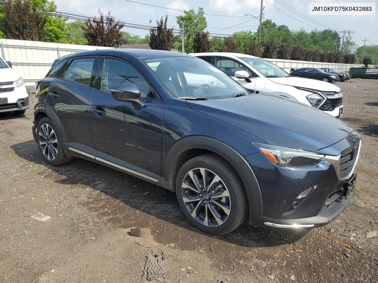 2019 Mazda Cx-3 Grand Touring VIN: JM1DKFD75K0432883 Lot: 59920295