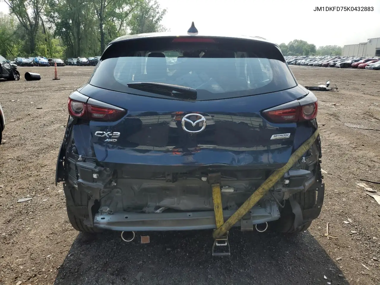 2019 Mazda Cx-3 Grand Touring VIN: JM1DKFD75K0432883 Lot: 59920295