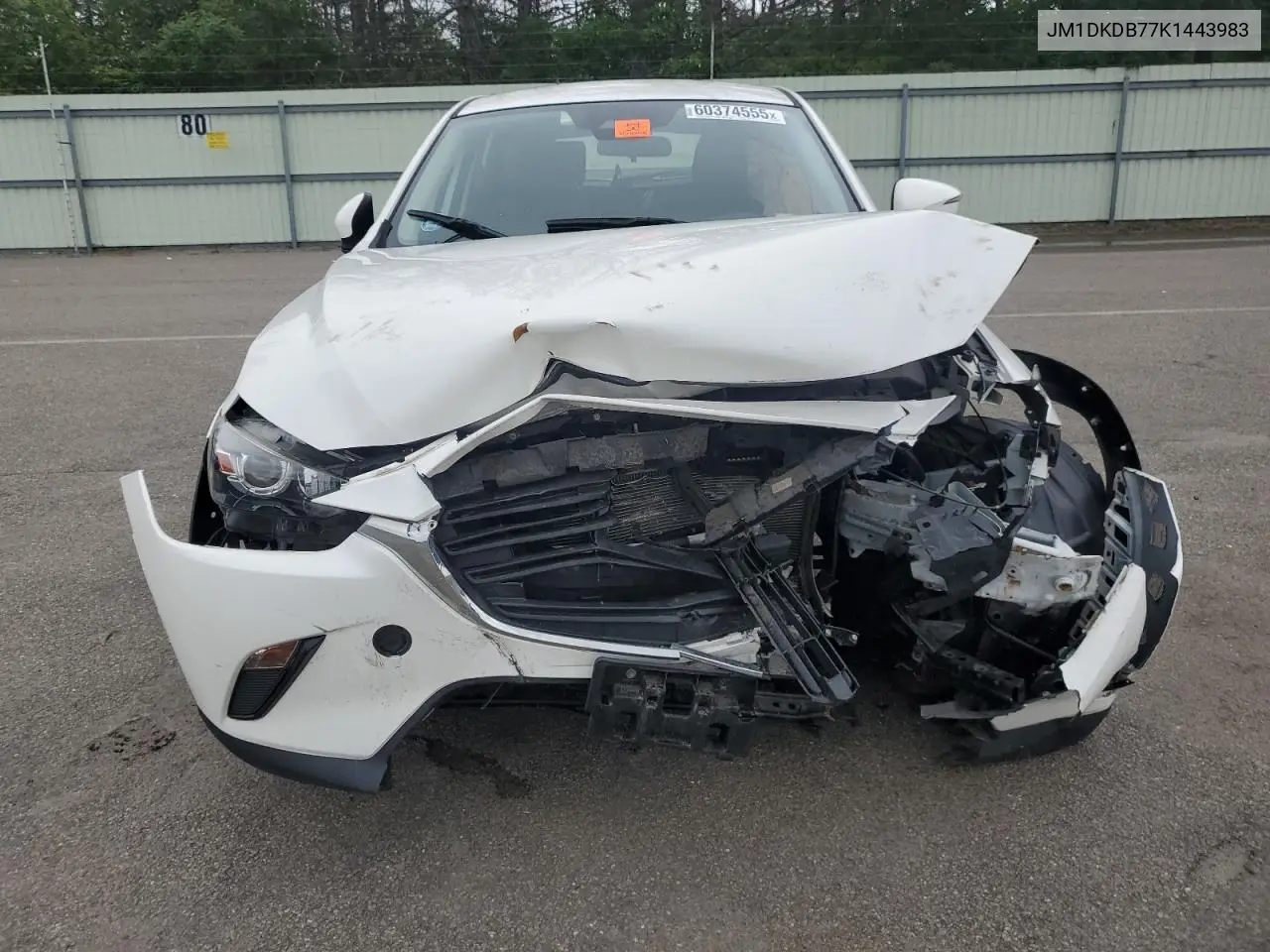 2019 Mazda Cx-3 Sport VIN: JM1DKDB77K1443983 Lot: 60374555