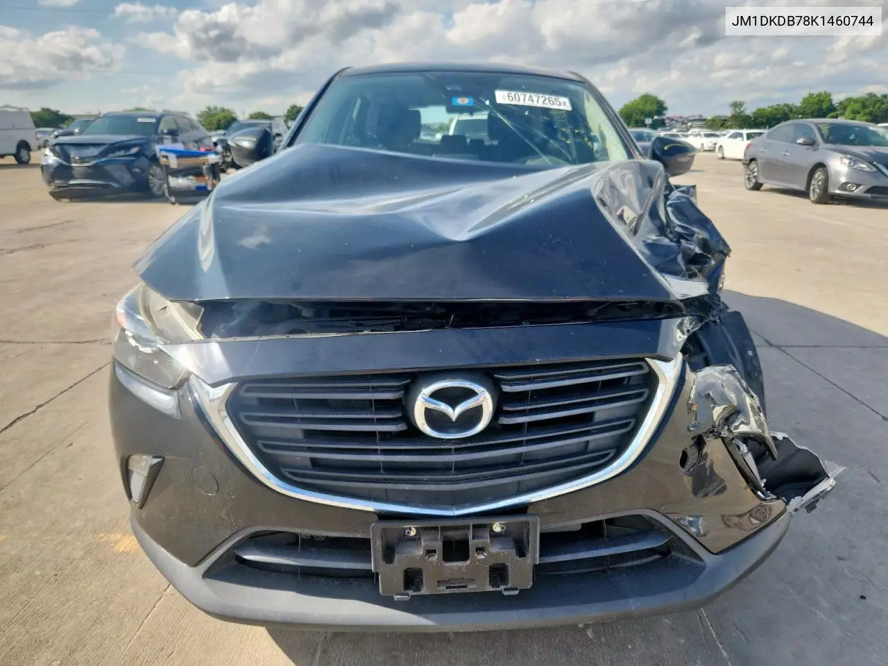 2019 Mazda Cx-3 Sport VIN: JM1DKDB78K1460744 Lot: 60747265