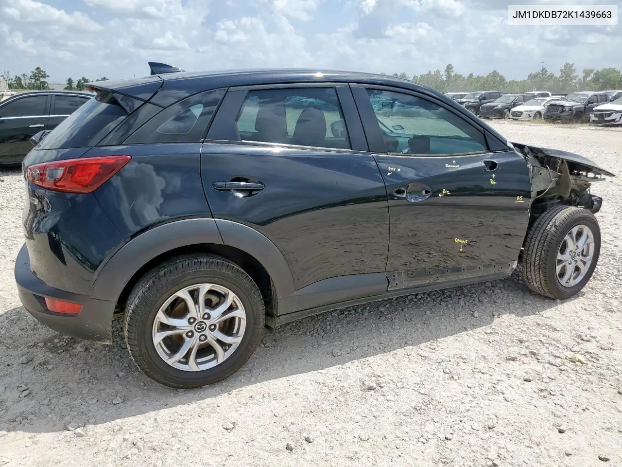 2019 Mazda Cx-3 Sport VIN: JM1DKDB72K1439663 Lot: 61355235
