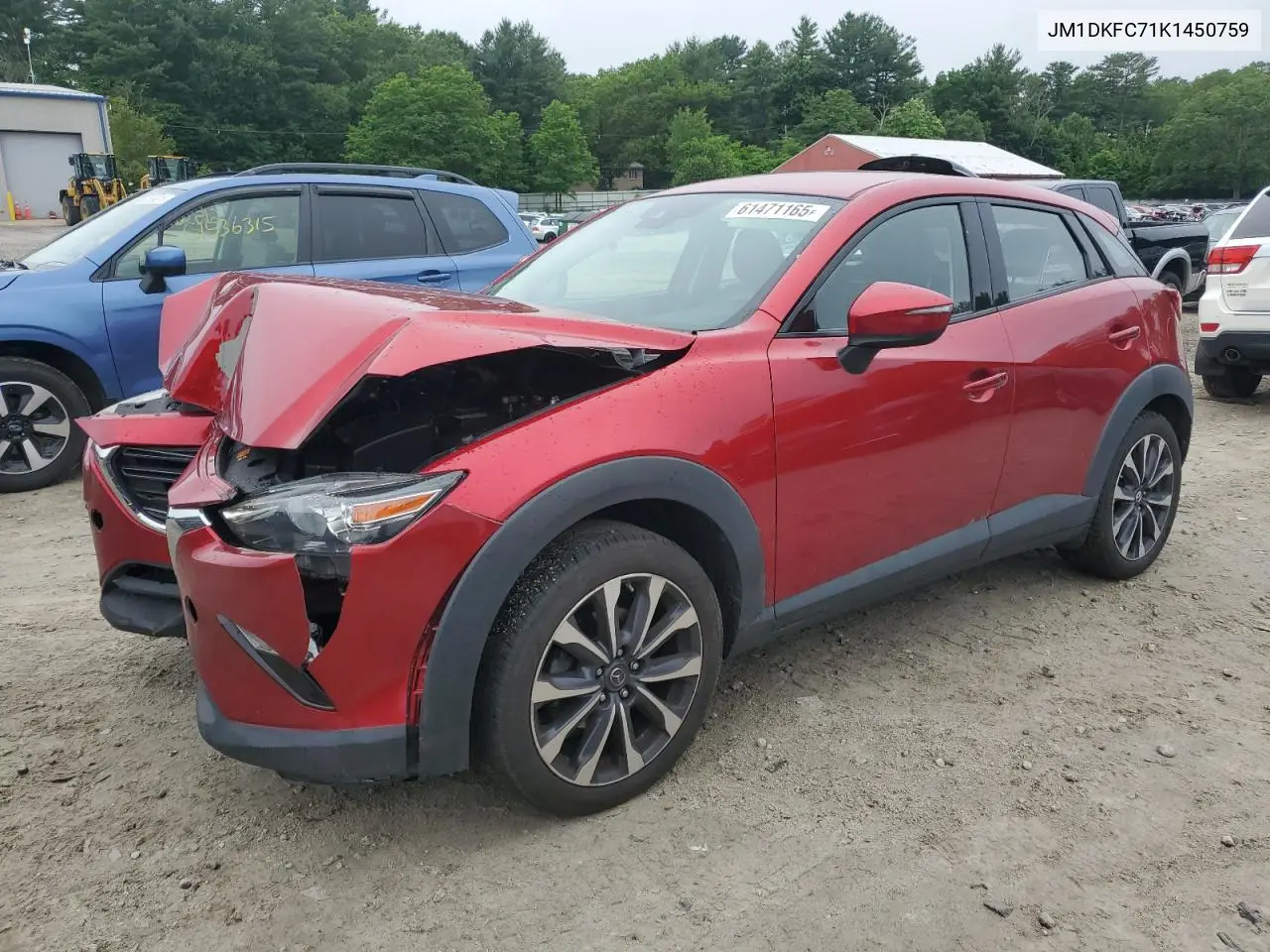 2019 Mazda Cx-3 Touring VIN: JM1DKFC71K1450759 Lot: 61471165