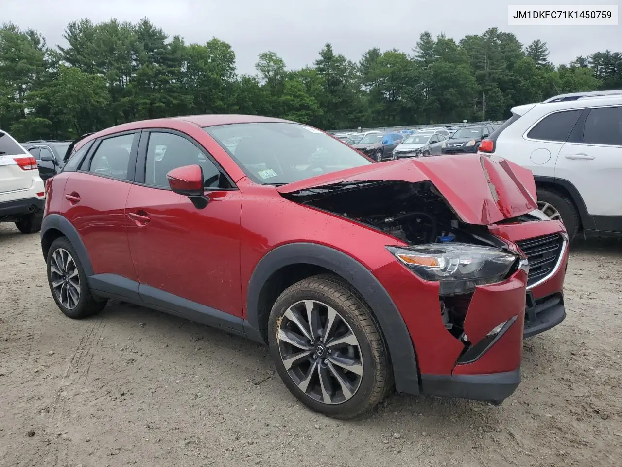 2019 Mazda Cx-3 Touring VIN: JM1DKFC71K1450759 Lot: 61471165