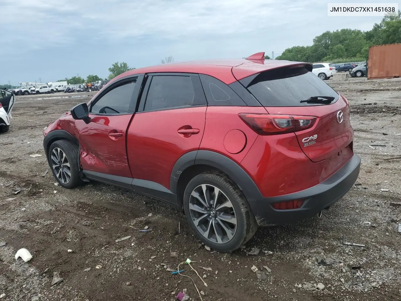 2019 Mazda Cx-3 Touring VIN: JM1DKDC7XK1451638 Lot: 61758885