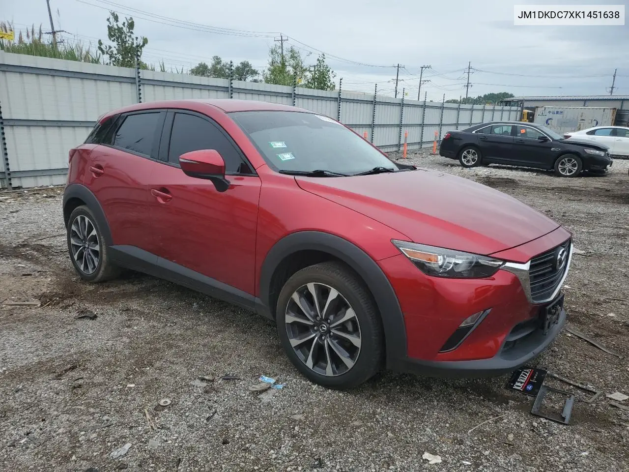 2019 Mazda Cx-3 Touring VIN: JM1DKDC7XK1451638 Lot: 61758885