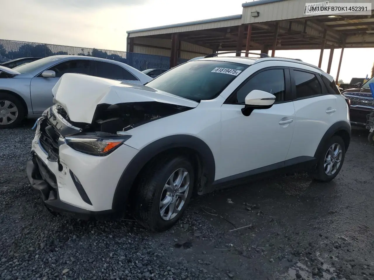 2019 Mazda Cx-3 Sport VIN: JM1DKFB70K1452391 Lot: 61819475