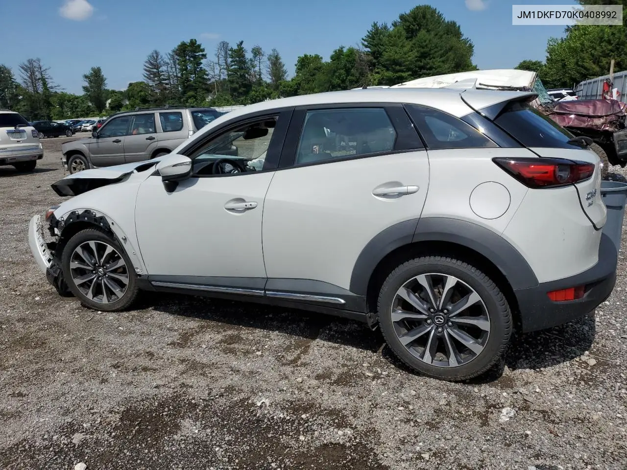 2019 Mazda Cx-3 Grand Touring VIN: JM1DKFD70K0408992 Lot: 62463315