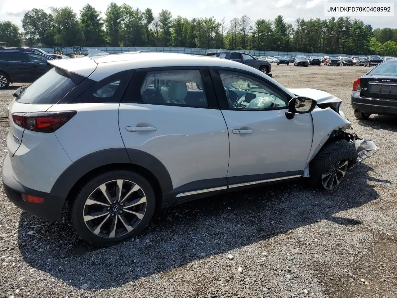 2019 Mazda Cx-3 Grand Touring VIN: JM1DKFD70K0408992 Lot: 62463315