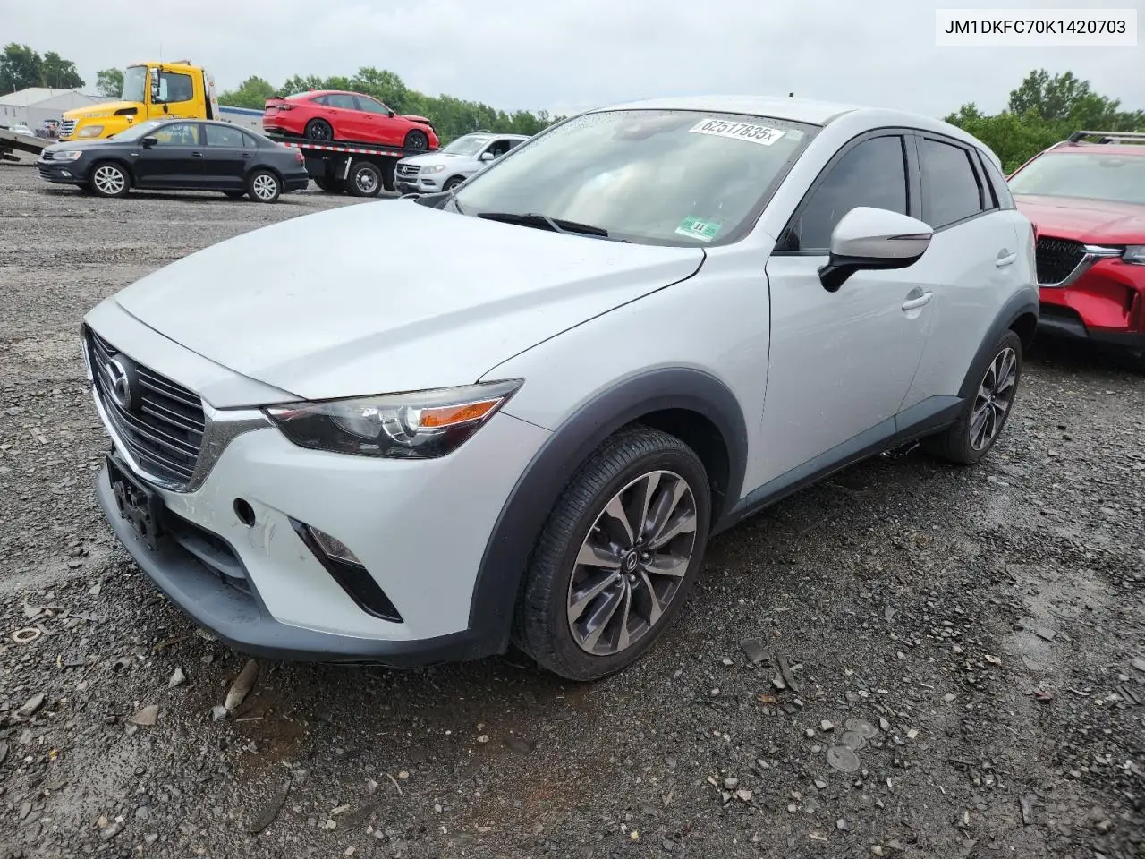 2019 Mazda Cx-3 Touring VIN: JM1DKFC70K1420703 Lot: 62517835