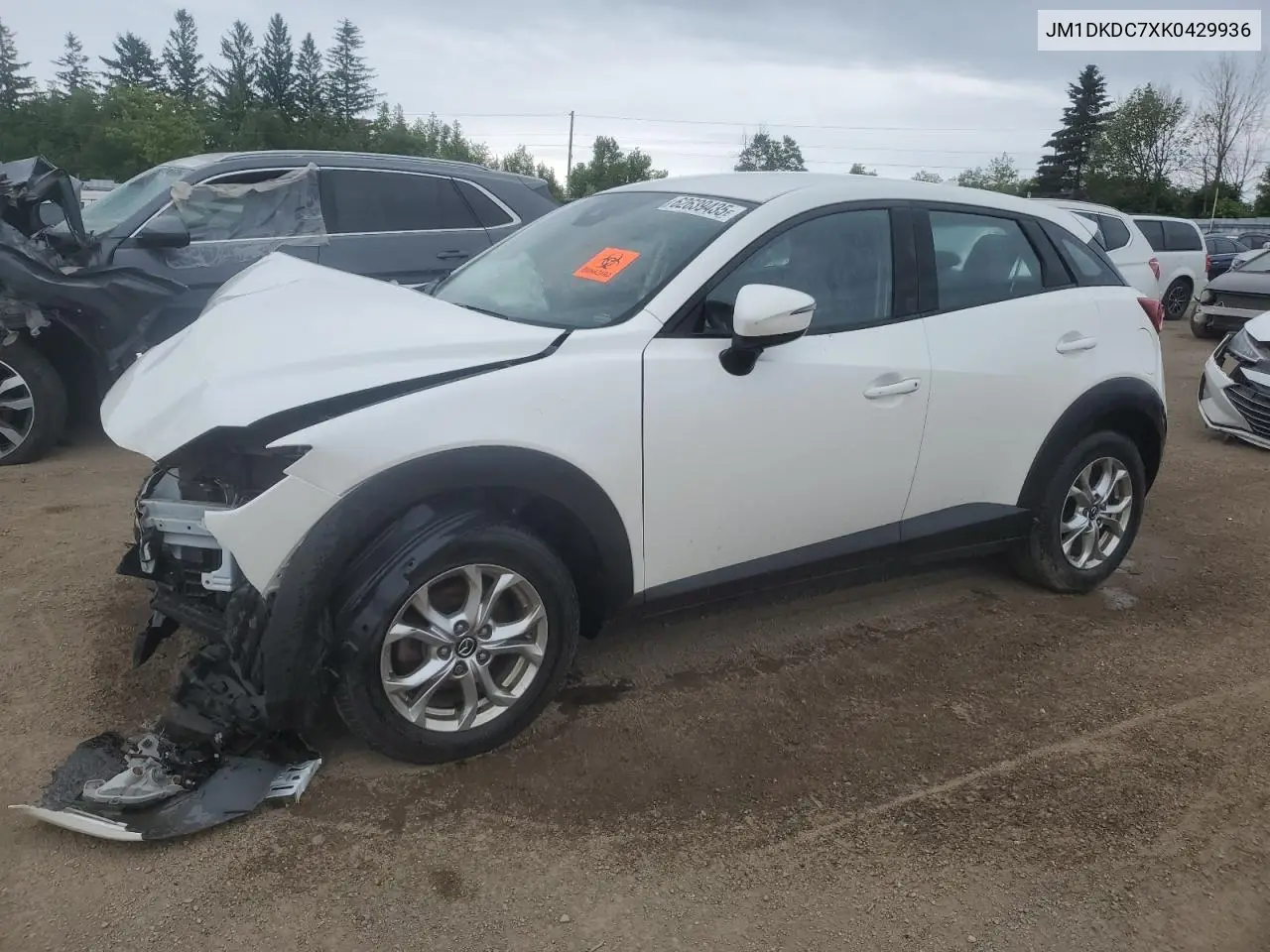 2019 Mazda Cx-3 Touring VIN: JM1DKDC7XK0429936 Lot: 62639435