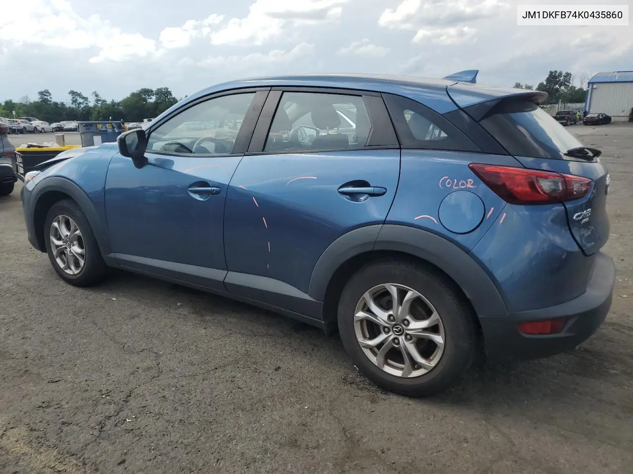 2019 Mazda Cx-3 Sport VIN: JM1DKFB74K0435860 Lot: 62976535