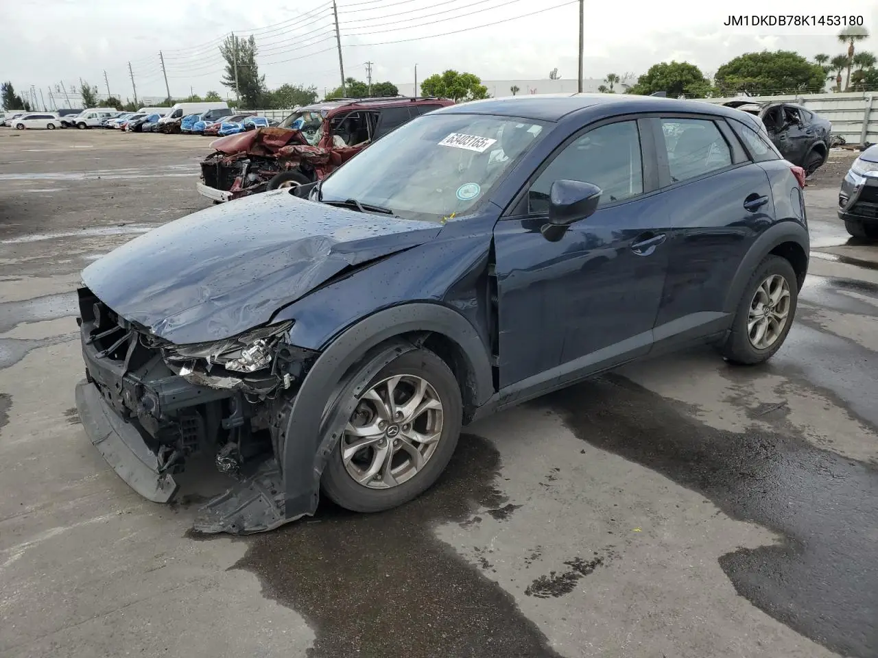 2019 Mazda Cx-3 Sport VIN: JM1DKDB78K1453180 Lot: 63403165