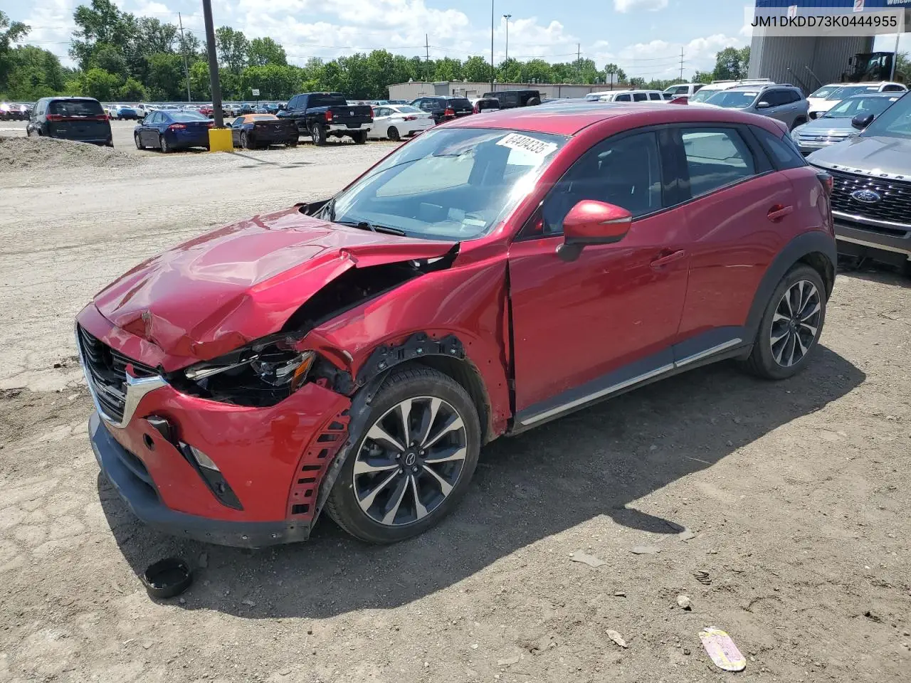 2019 Mazda Cx-3 Grand Touring VIN: JM1DKDD73K0444955 Lot: 64404335