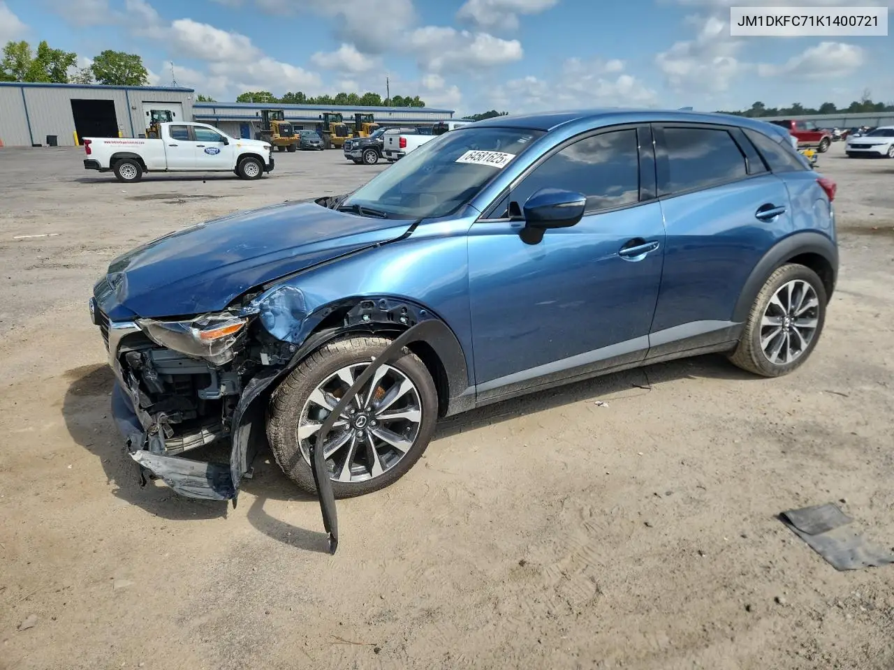 2019 Mazda Cx-3 Touring VIN: JM1DKFC71K1400721 Lot: 64581625