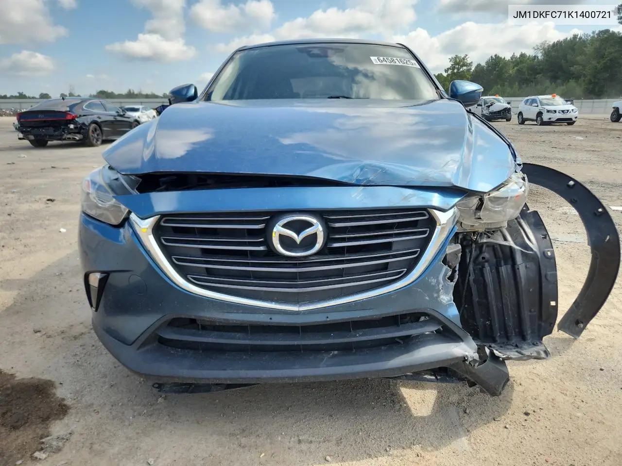 2019 Mazda Cx-3 Touring VIN: JM1DKFC71K1400721 Lot: 64581625