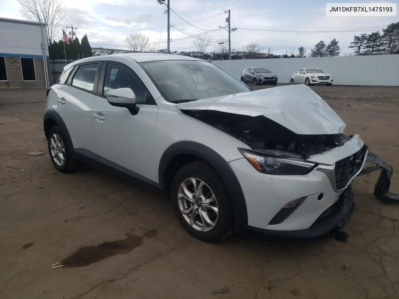 2020 Mazda Cx-3 Sport VIN: JM1DKFB7XL1475193 Lot: 51137495