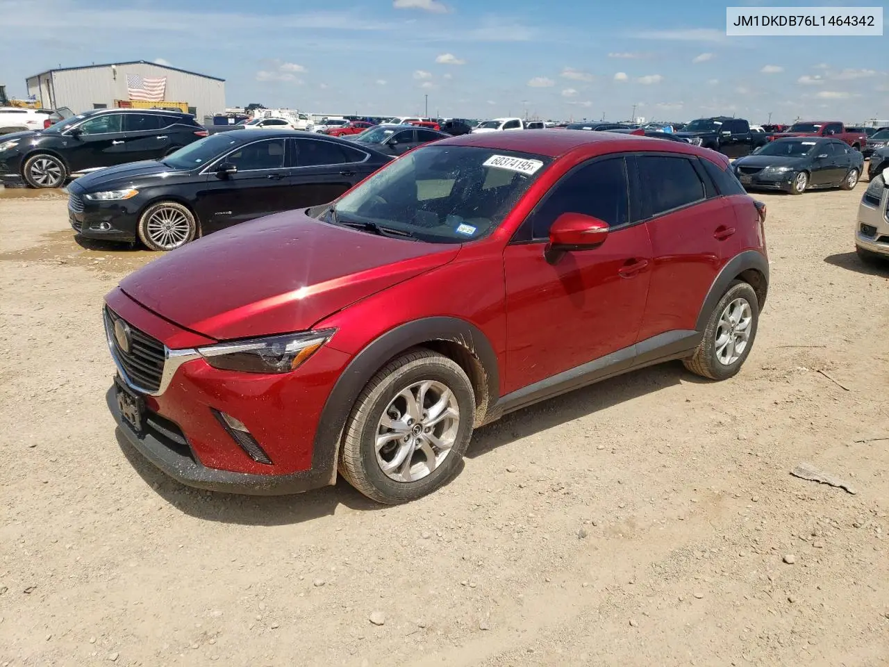 2020 Mazda Cx-3 Sport VIN: JM1DKDB76L1464342 Lot: 60374195