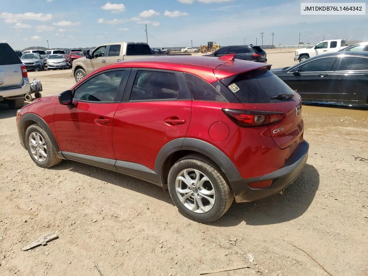 2020 Mazda Cx-3 Sport VIN: JM1DKDB76L1464342 Lot: 60374195