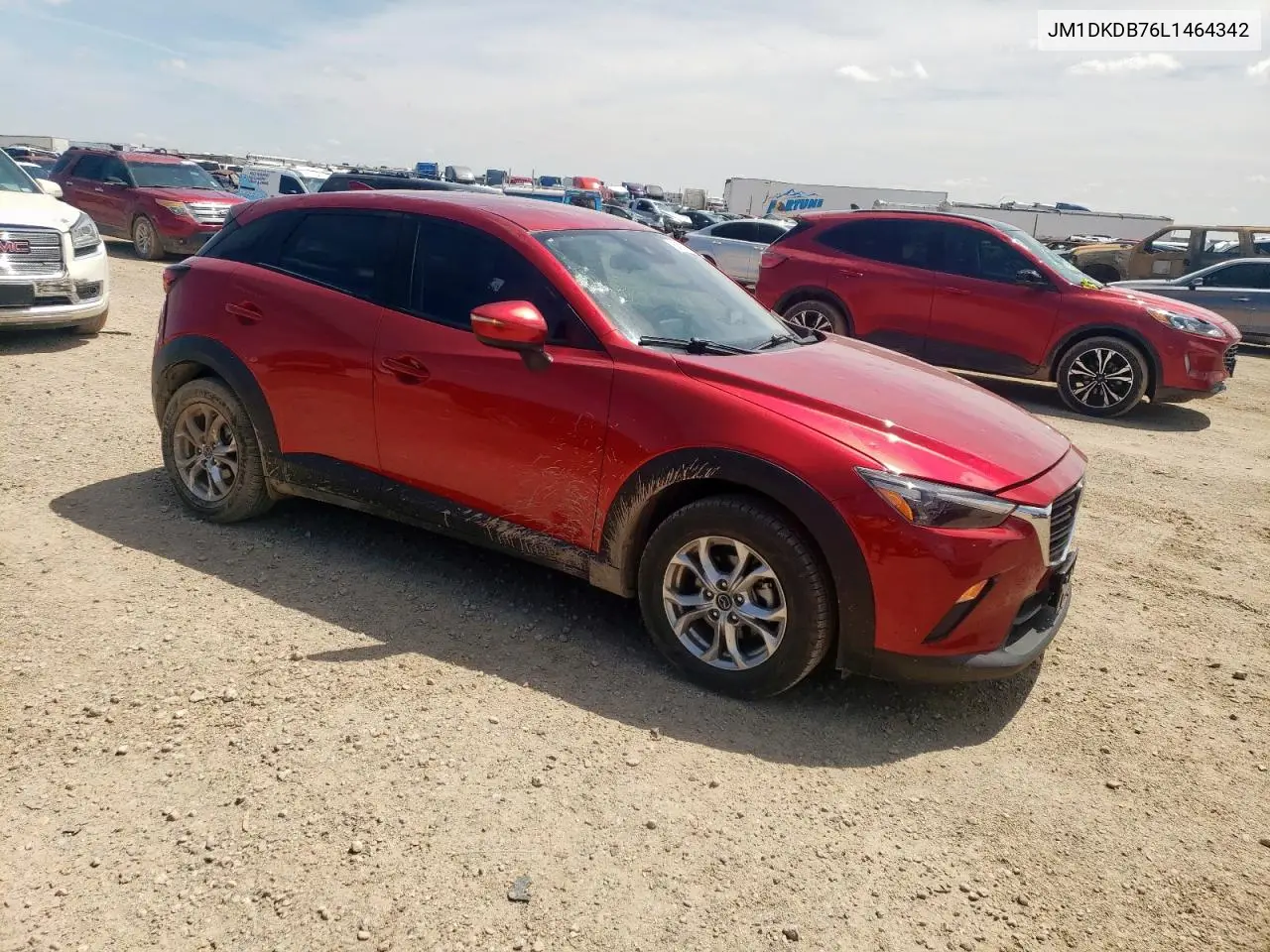 2020 Mazda Cx-3 Sport VIN: JM1DKDB76L1464342 Lot: 60374195