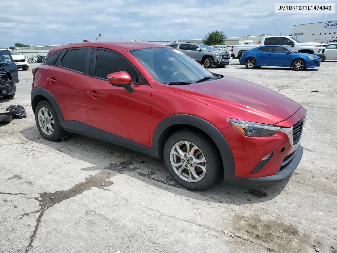 2020 Mazda Cx-3 Sport VIN: JM1DKFB71L1474840 Lot: 61191145