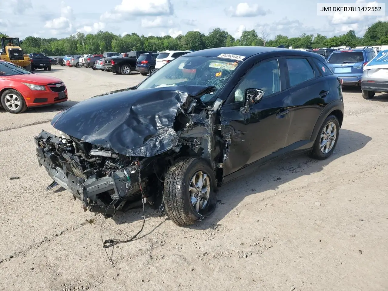 2020 Mazda Cx-3 Sport VIN: JM1DKFB78L1472552 Lot: 64066445