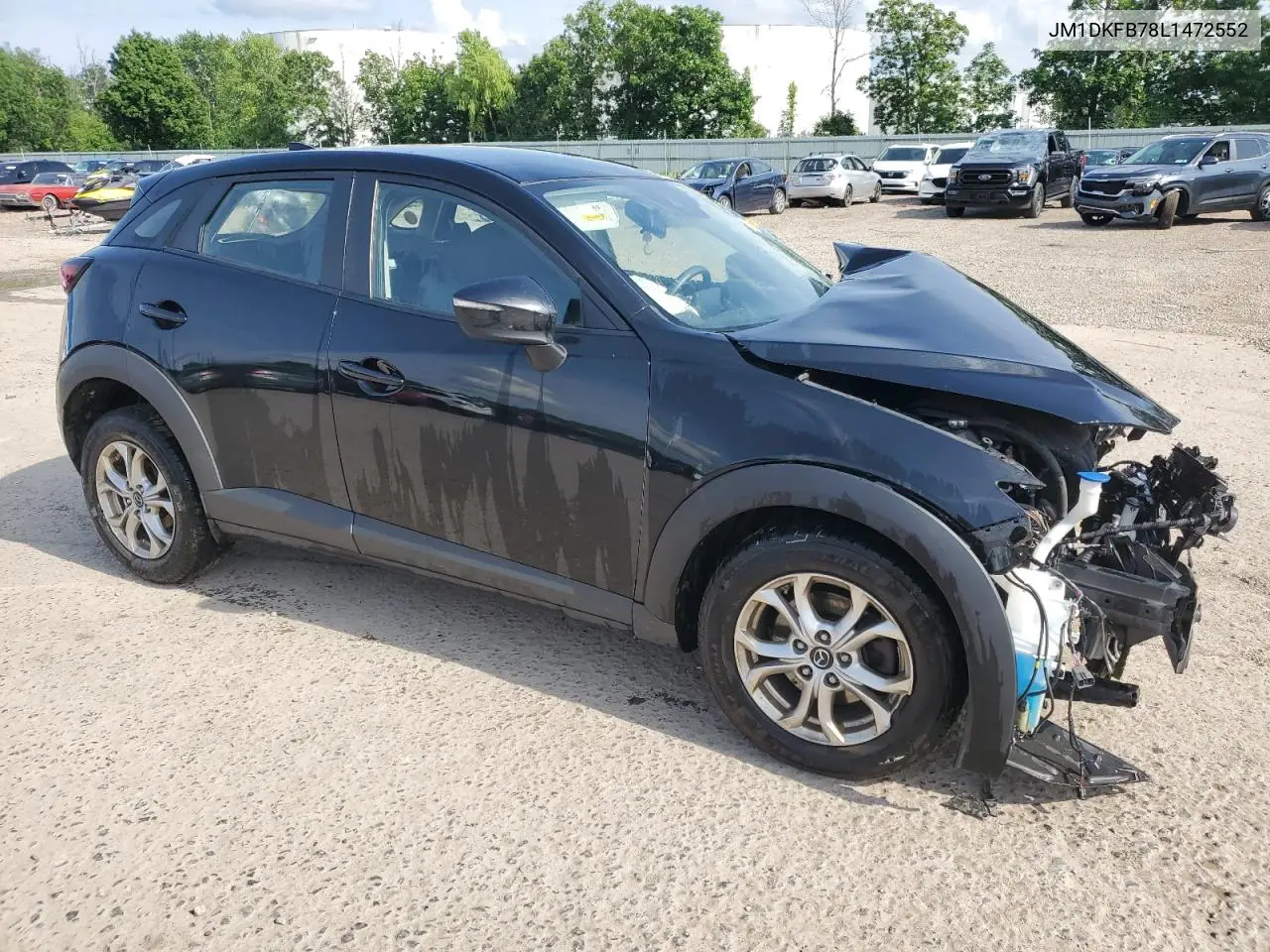 2020 Mazda Cx-3 Sport VIN: JM1DKFB78L1472552 Lot: 64066445