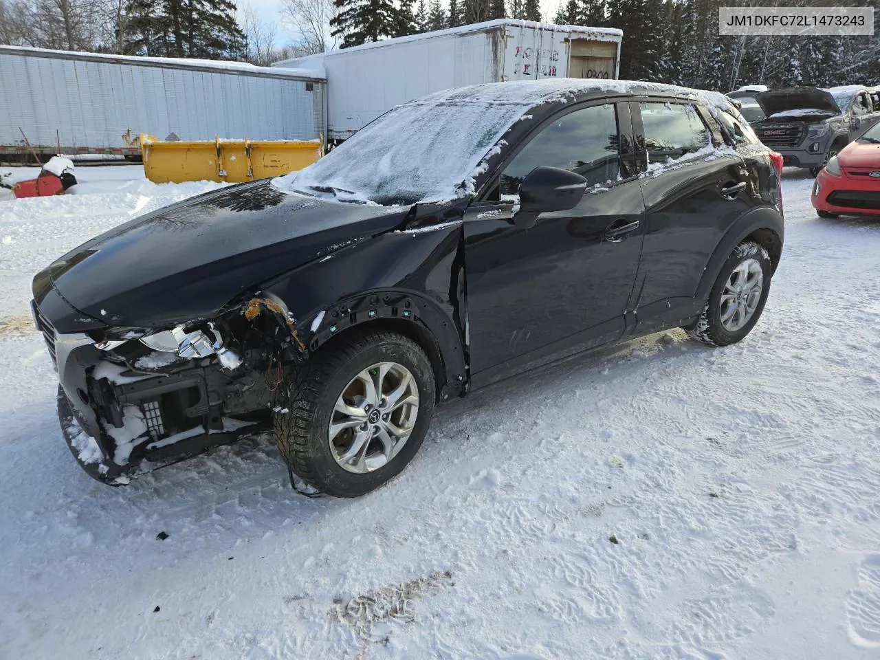 2020 Mazda Cx-3 Touring VIN: JM1DKFC72L1473243 Lot: 85976644