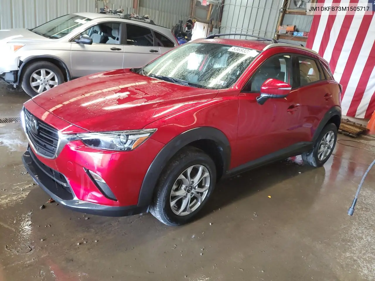 2021 Mazda Cx-3 Sport VIN: JM1DKFB73M1505717 Lot: 53693285