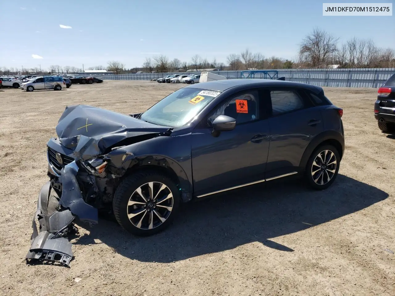 2021 Mazda Cx-3 Grand Touring VIN: JM1DKFD70M1512475 Lot: 54180305