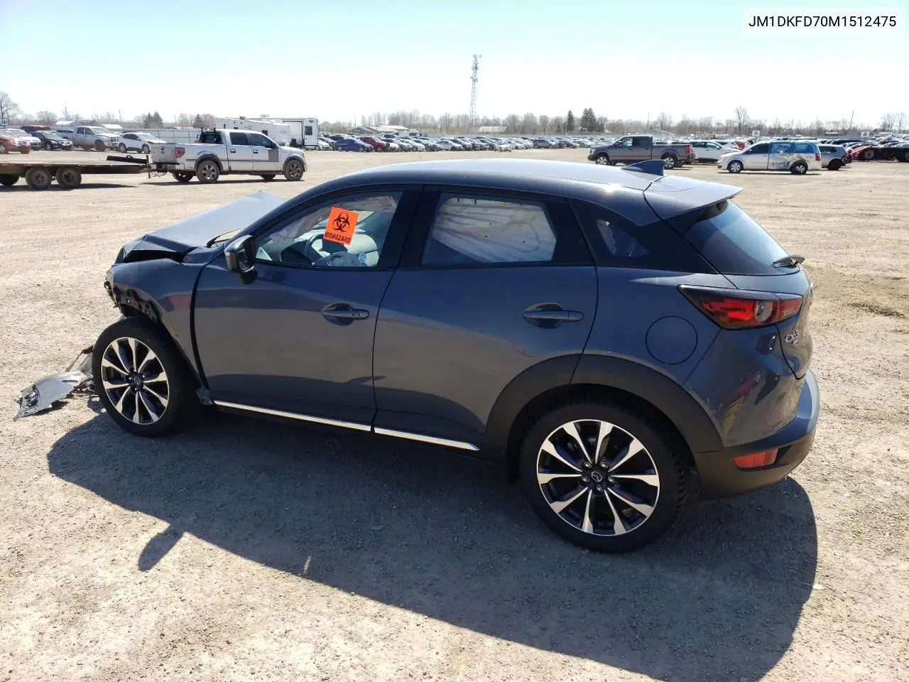2021 Mazda Cx-3 Grand Touring VIN: JM1DKFD70M1512475 Lot: 54180305