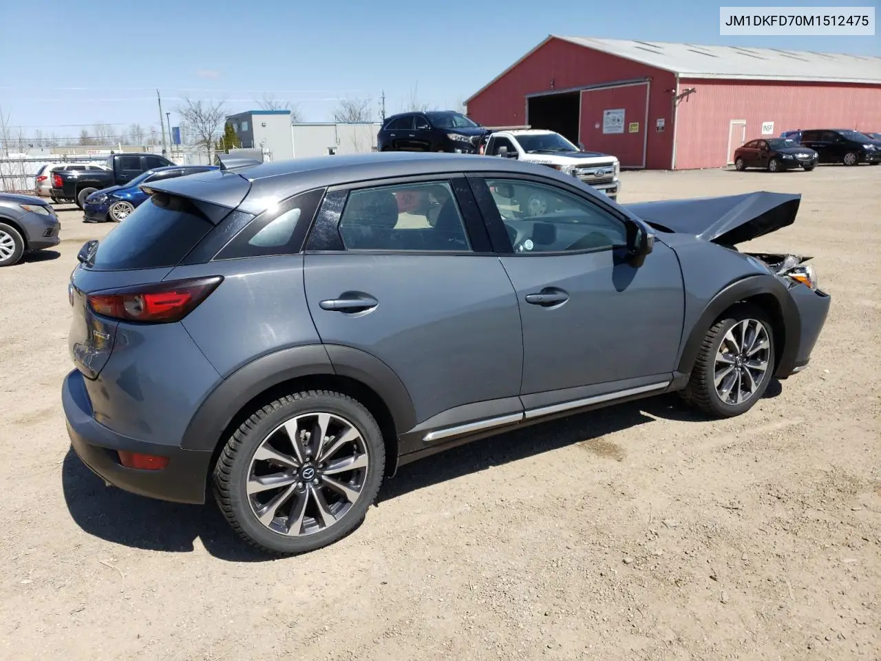 2021 Mazda Cx-3 Grand Touring VIN: JM1DKFD70M1512475 Lot: 54180305
