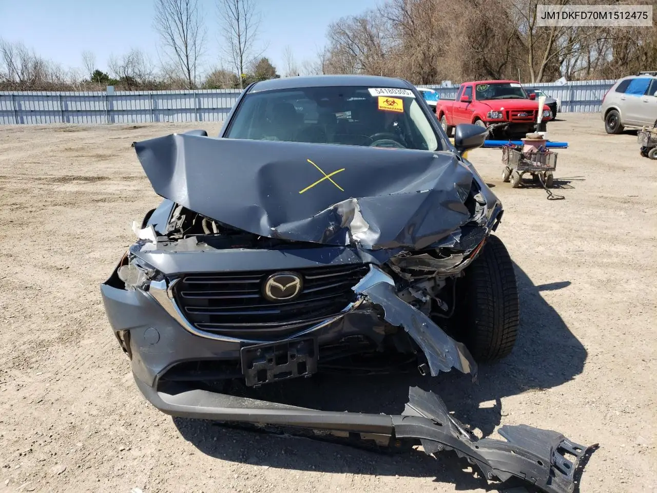 2021 Mazda Cx-3 Grand Touring VIN: JM1DKFD70M1512475 Lot: 54180305