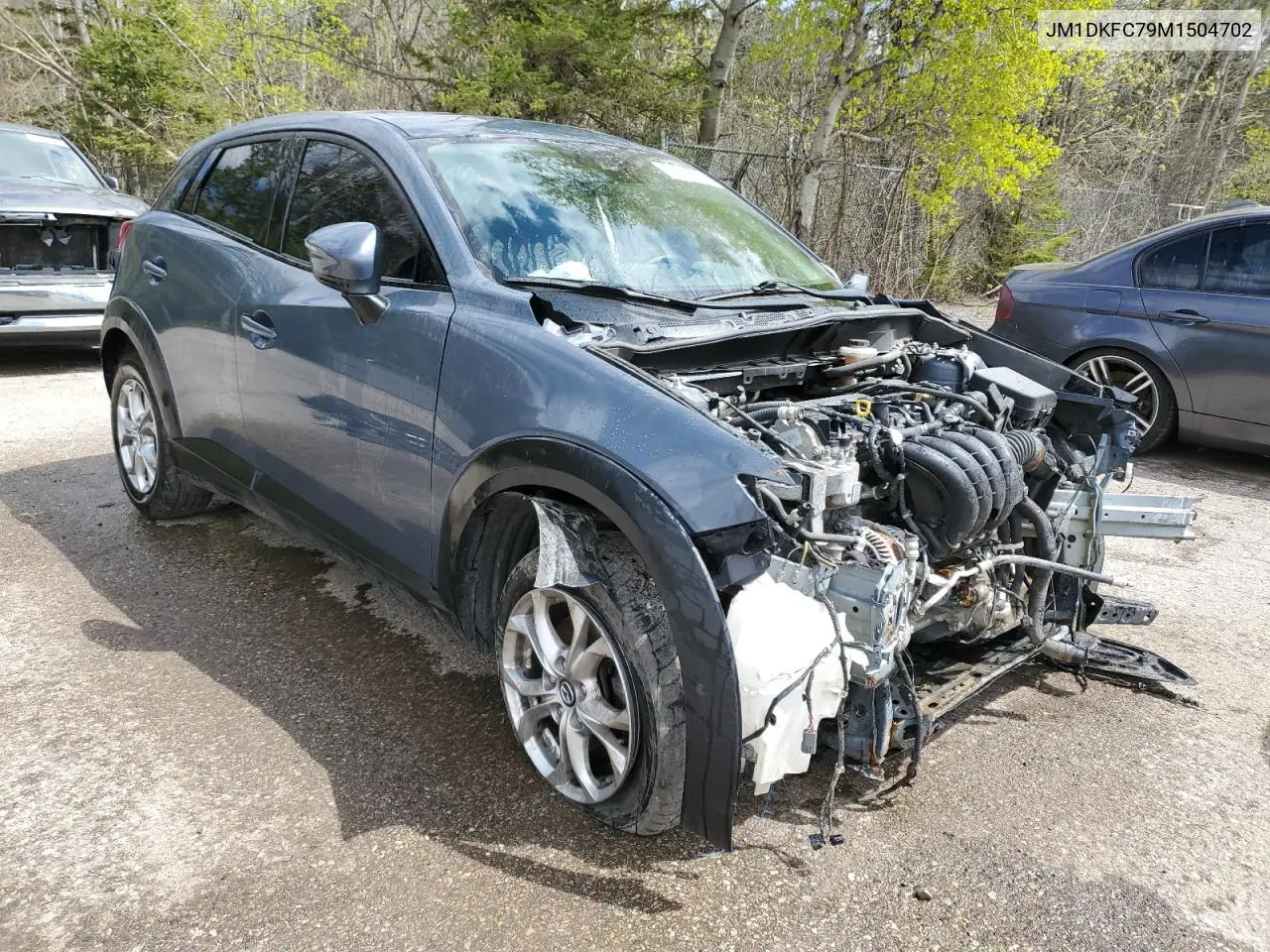 2021 Mazda Cx-3 Touring VIN: JM1DKFC79M1504702 Lot: 56072725