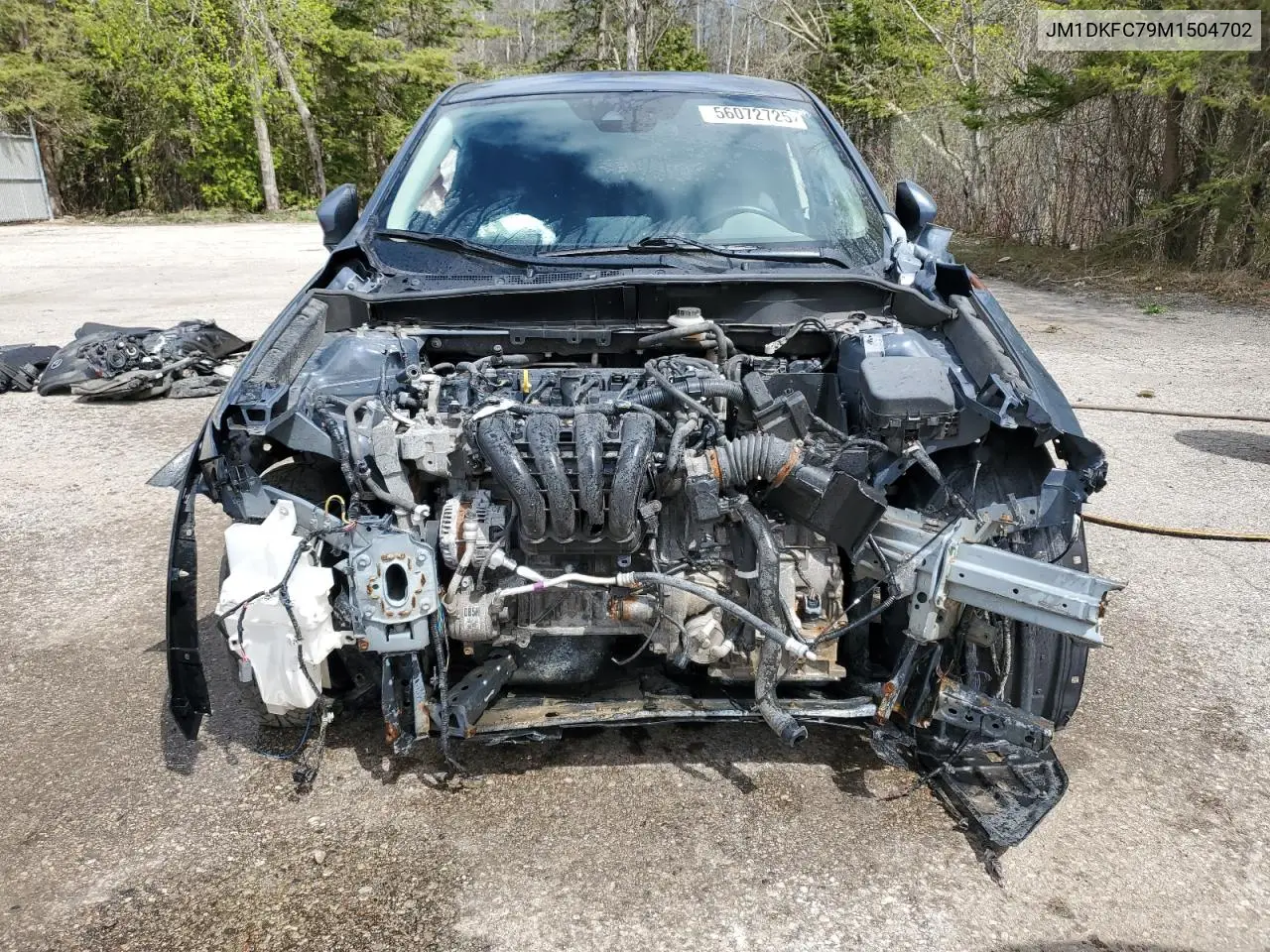 2021 Mazda Cx-3 Touring VIN: JM1DKFC79M1504702 Lot: 56072725