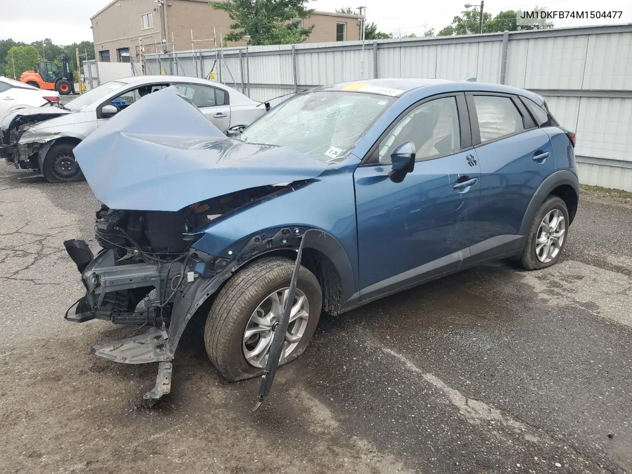 2021 Mazda Cx-3 Sport VIN: JM1DKFB74M1504477 Lot: 61234495