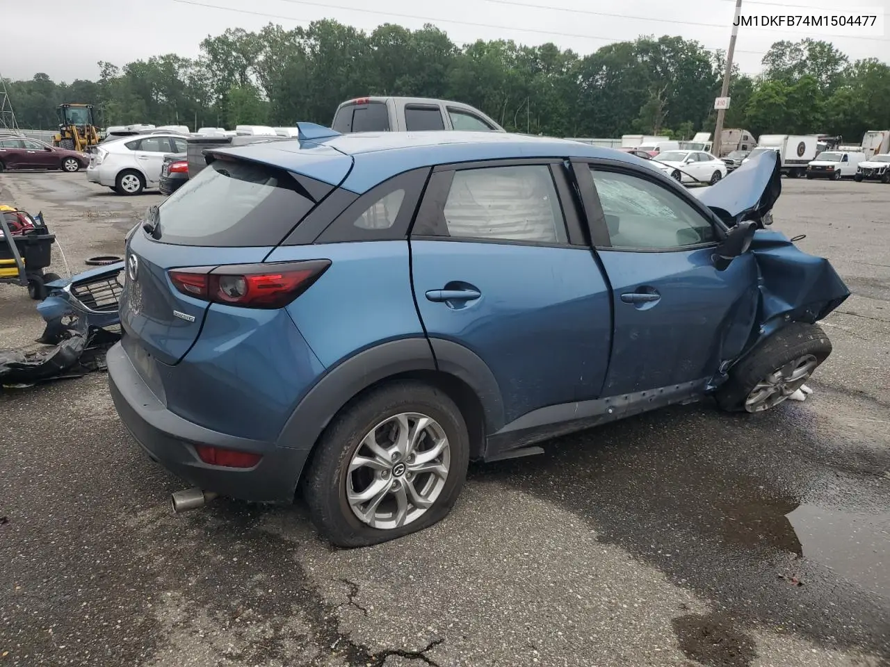 2021 Mazda Cx-3 Sport VIN: JM1DKFB74M1504477 Lot: 61234495