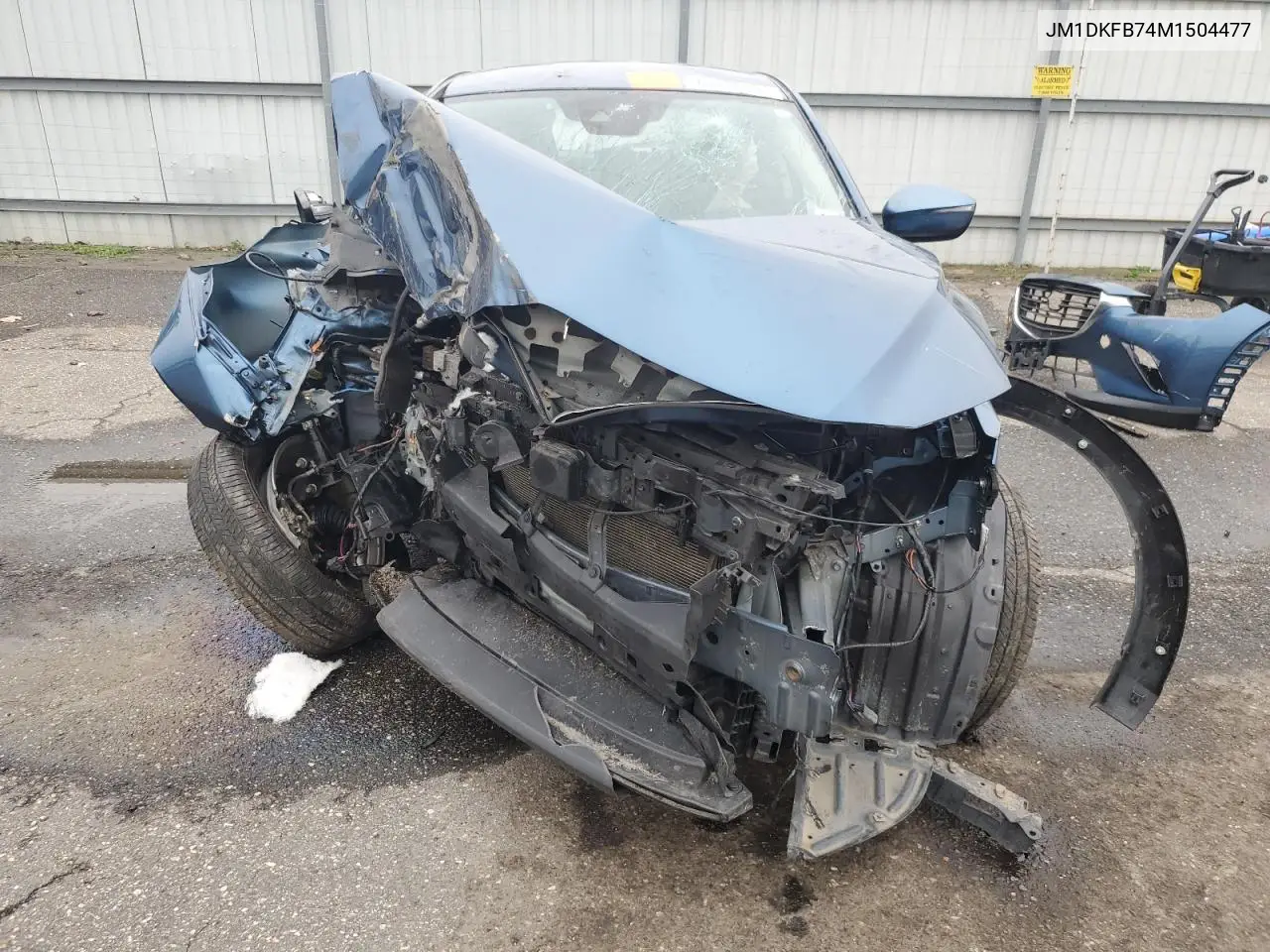 2021 Mazda Cx-3 Sport VIN: JM1DKFB74M1504477 Lot: 61234495