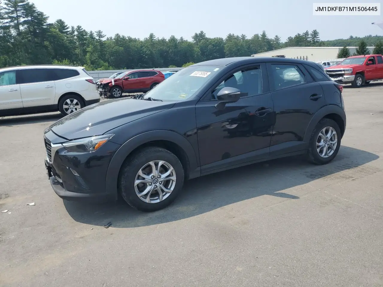 2021 Mazda Cx-3 Sport VIN: JM1DKFB71M1506445 Lot: 63076095