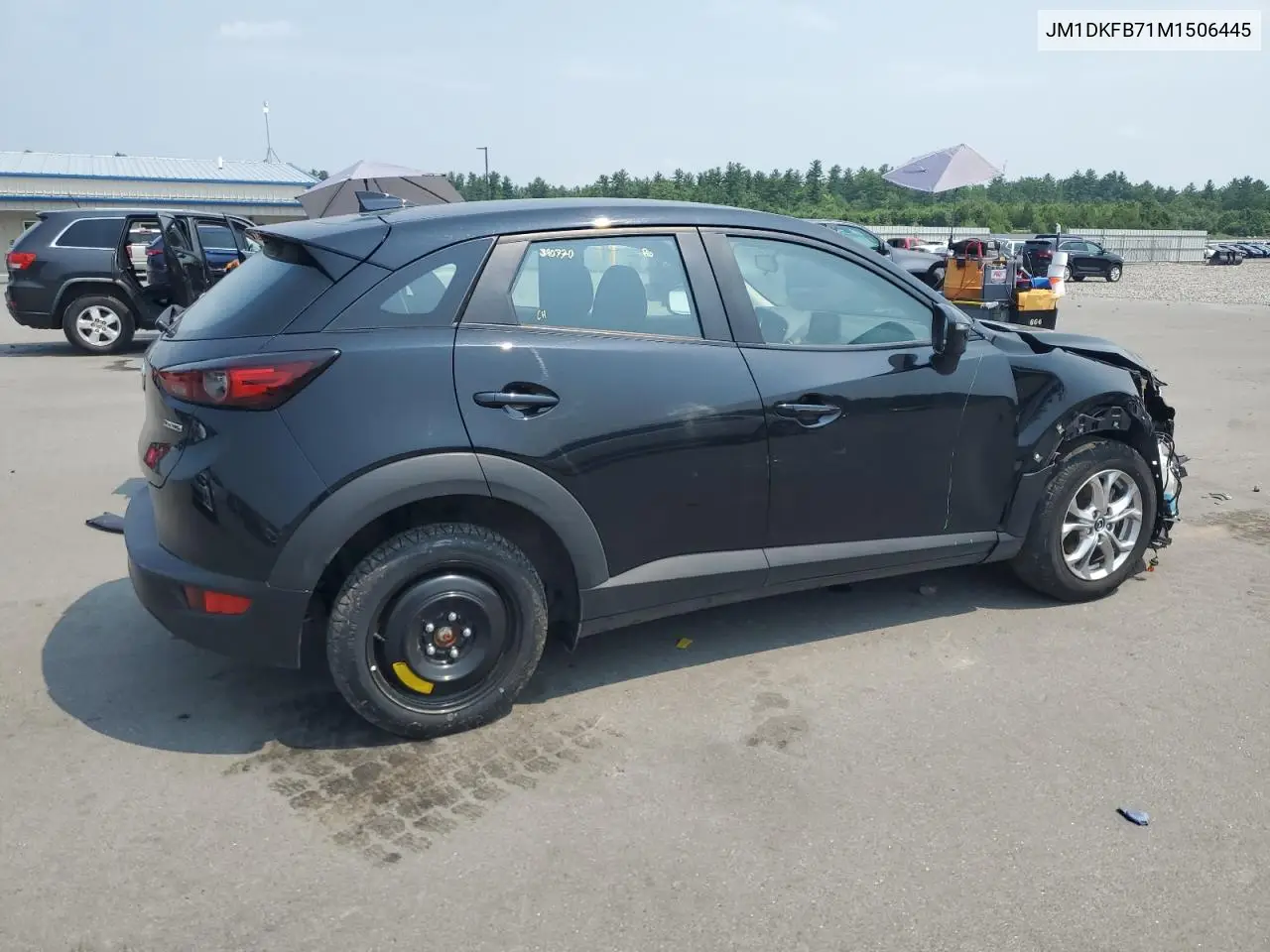 2021 Mazda Cx-3 Sport VIN: JM1DKFB71M1506445 Lot: 63076095