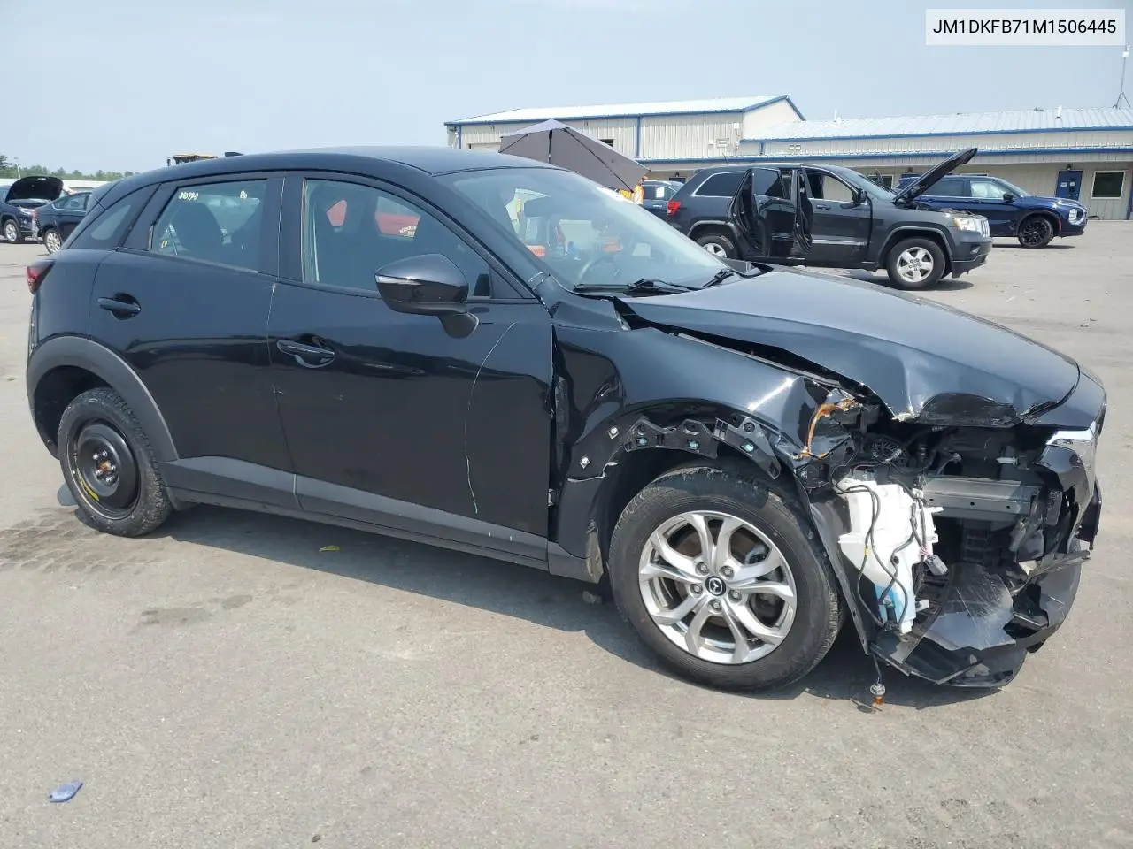 2021 Mazda Cx-3 Sport VIN: JM1DKFB71M1506445 Lot: 63076095