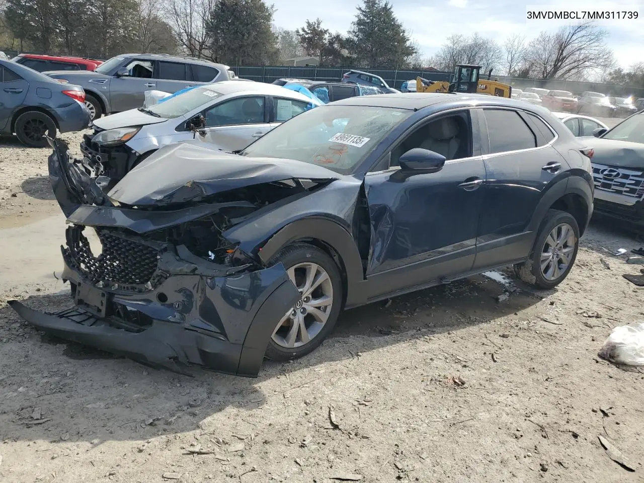 2021 Mazda Cx-30 Preferred VIN: 3MVDMBCL7MM311739 Lot: 49691135