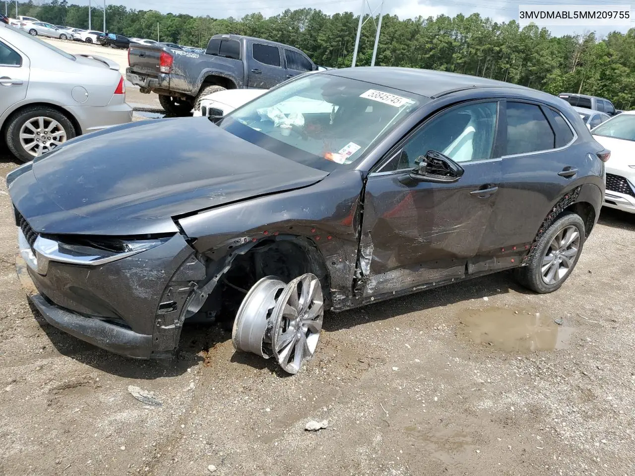 2021 Mazda Cx-30 Select VIN: 3MVDMABL5MM209755 Lot: 53845745